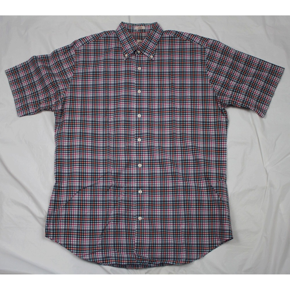 Peter Millar Men's Short Sleeve Button‎ Down Shirt Size Large